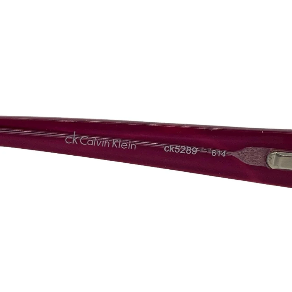 NWT CK Children's Eyeglass Frame Calvin Klein Metallic Pink/Purple Metal Frames